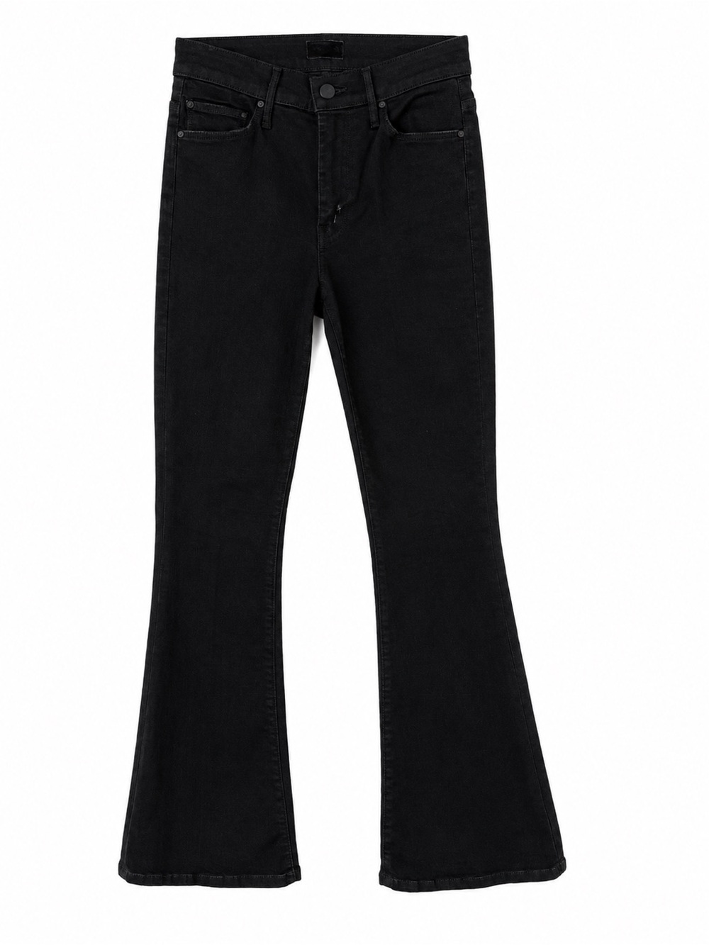 MOTHER The Weekender Jeans in Not Guilty black wash, size 24.